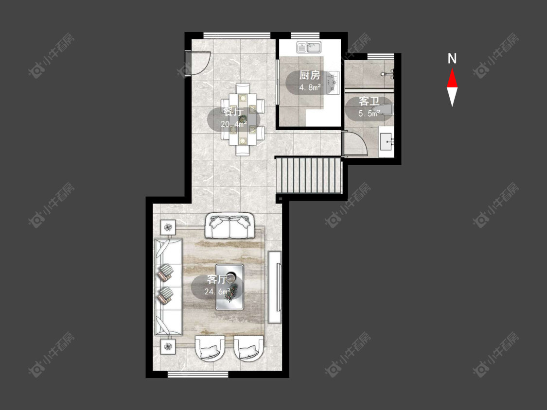 左邻右里房源户型图 常州左邻右里在售二手房源户型图_小牛看房