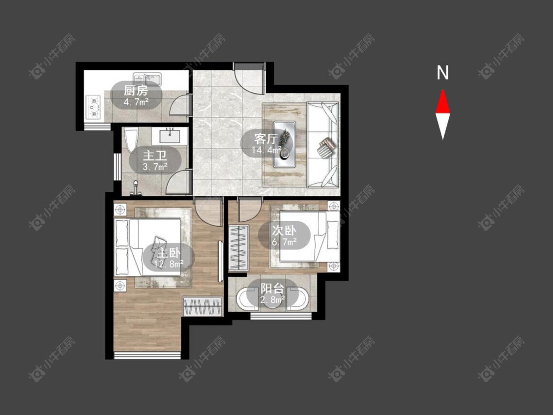 荣盛馨河郦舍房源户型图 常州荣盛馨河郦舍在售二手房源户型图_小牛看房