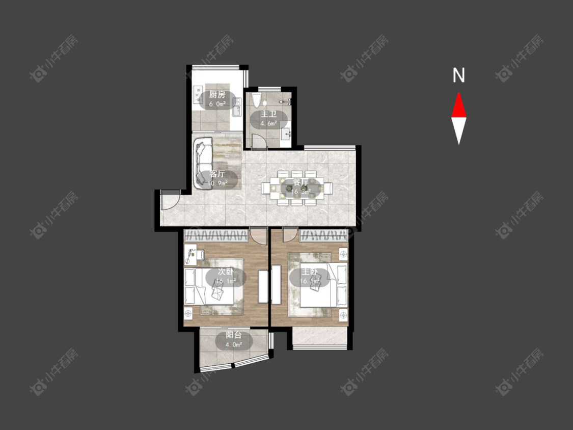 燕阳花园房源户型图 常州燕阳花园在售二手房源户型图_小牛看房