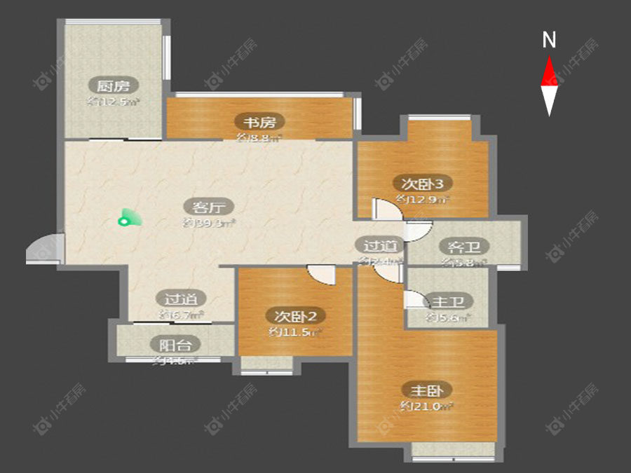 云山诗意房源户型图 常州云山诗意在售二手房源户型图_小牛看房