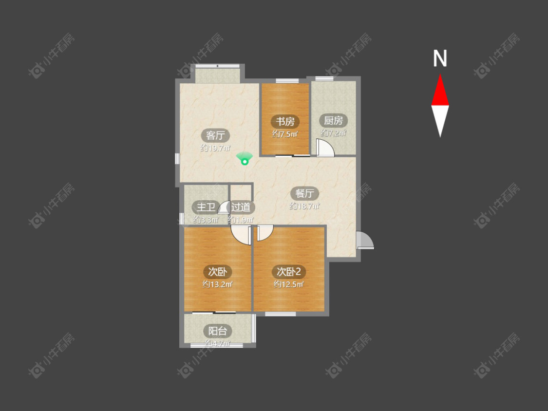 怡康花园房源户型图 常州怡康花园在售二手房源户型图_小牛看房