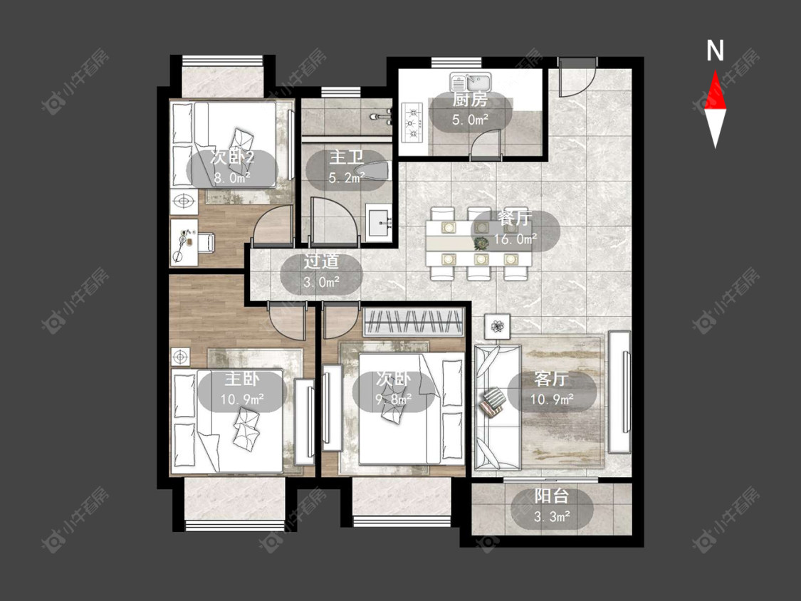 万科四季都会房源户型图 常州万科四季都会在售二手房源户型图_小牛看房
