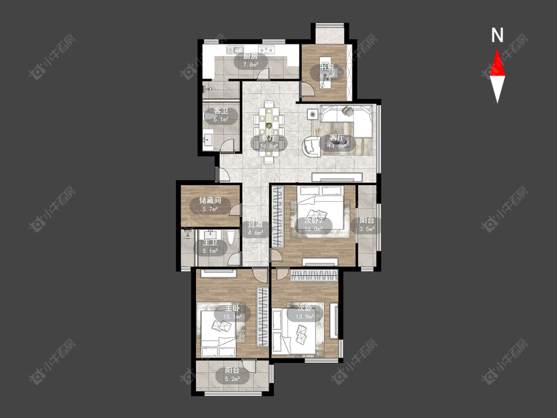 常州陈渡新苑在售二手房源户型图_小牛看房