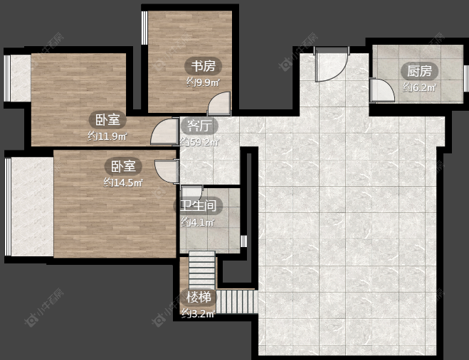 常州新城南都花海在售二手房源户型图_小牛看房