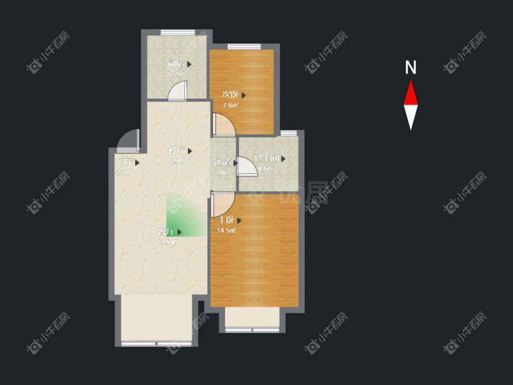 腾龙苑东区房源户型图 常州腾龙苑东区在租房源户型图_小牛看房