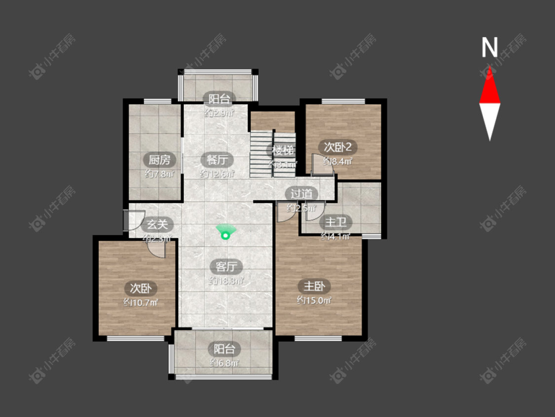 江南春晓花园房源户型图 常州江南春晓花园在售二手房源户型图_小牛看房
