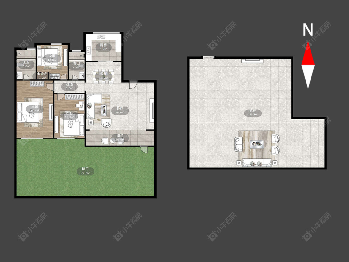 常州东方君开在售二手房源户型图_小牛看房