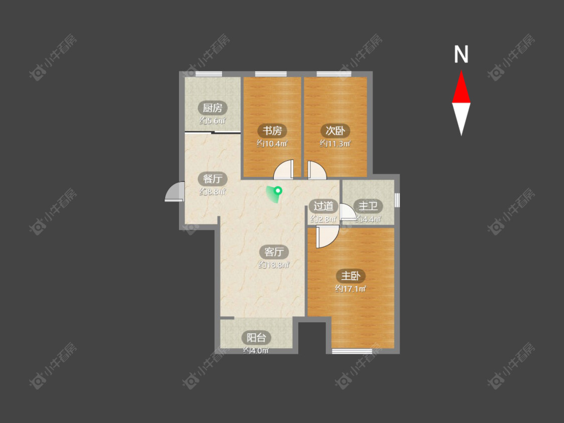 新城香溢俊园房源户型图 常州新城香溢俊园在售二手房源户型图_小牛看房