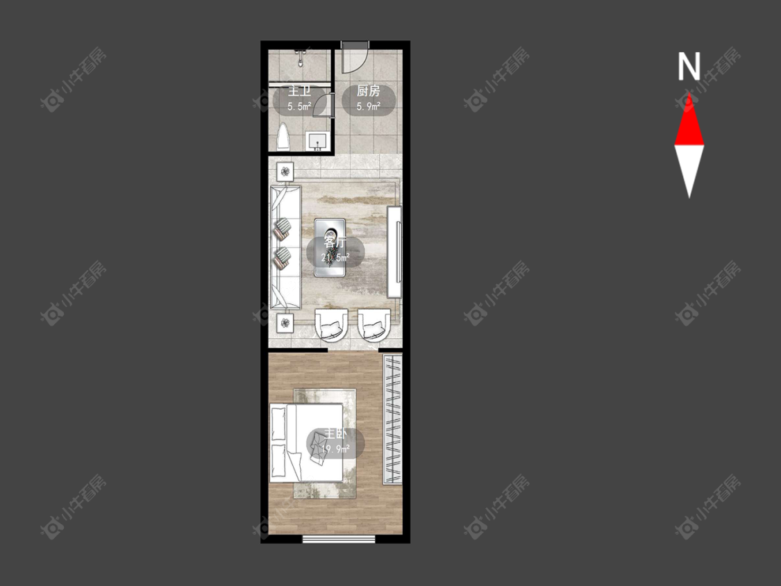 常州府翰苑西区在售二手房源户型图_小牛看房