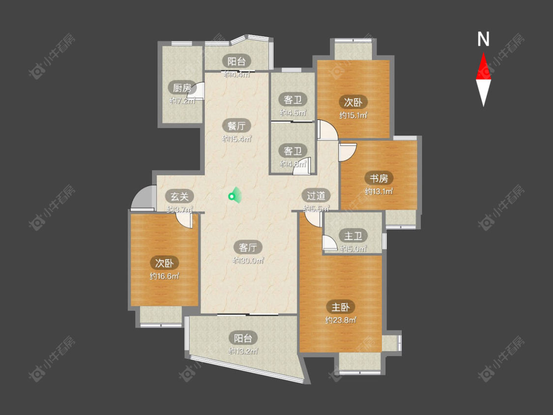 常州怀德名园在售二手房源户型图_小牛看房