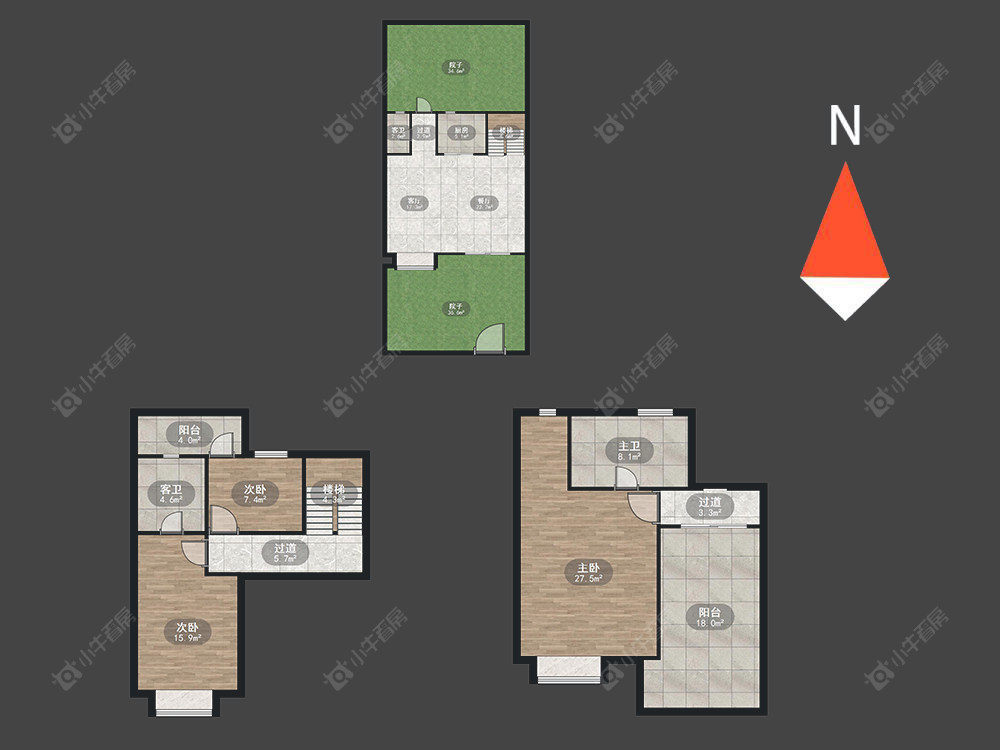 常州新城锦域在售二手房房源户型图_小牛看房