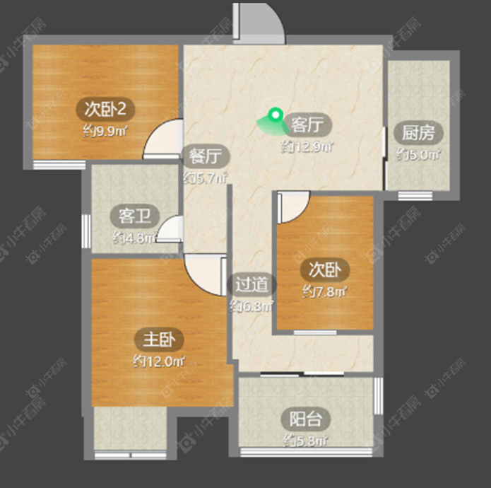 常州紫缘公寓在租房源_小牛看房