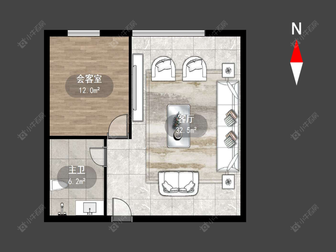 常州府琛商务广场在售二手房源户型图_小牛看房