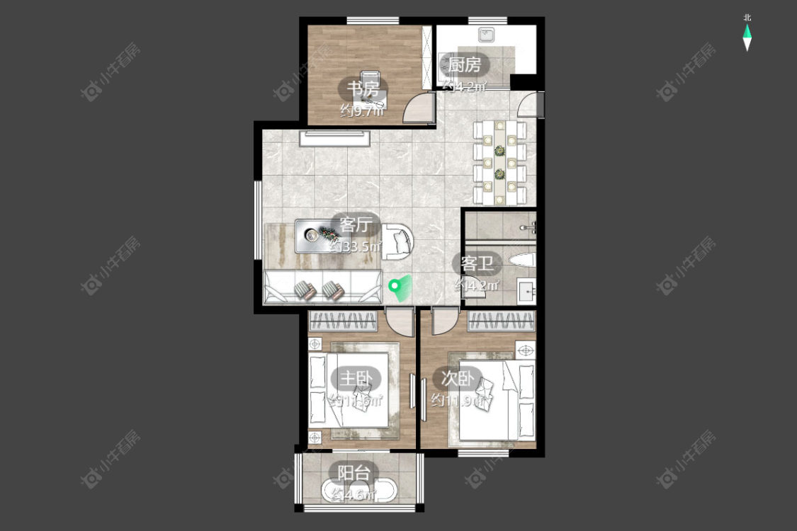 丽宝第花苑房源户型图 常州丽宝第花苑在售二手房源户型图_小牛看房