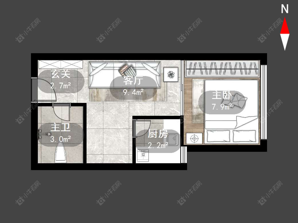 东方国际公寓房源户型图 常州东方国际公寓在售二手房源户型图_小牛看房