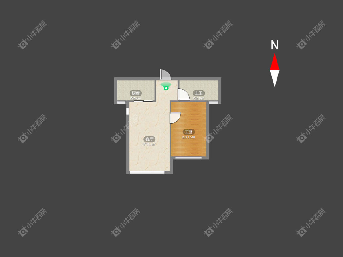 常州金色新城西区在租房源户型图_小牛看房