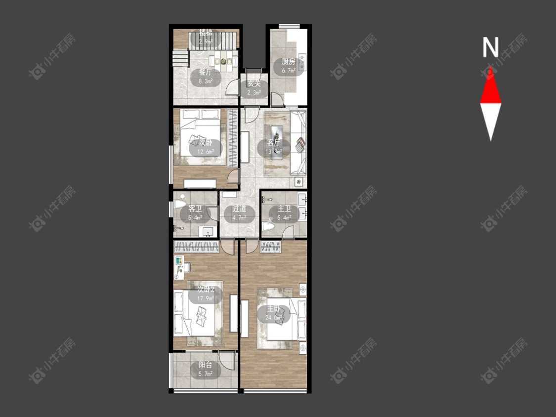 常州中惠商城在售二手房源户型图_小牛看房