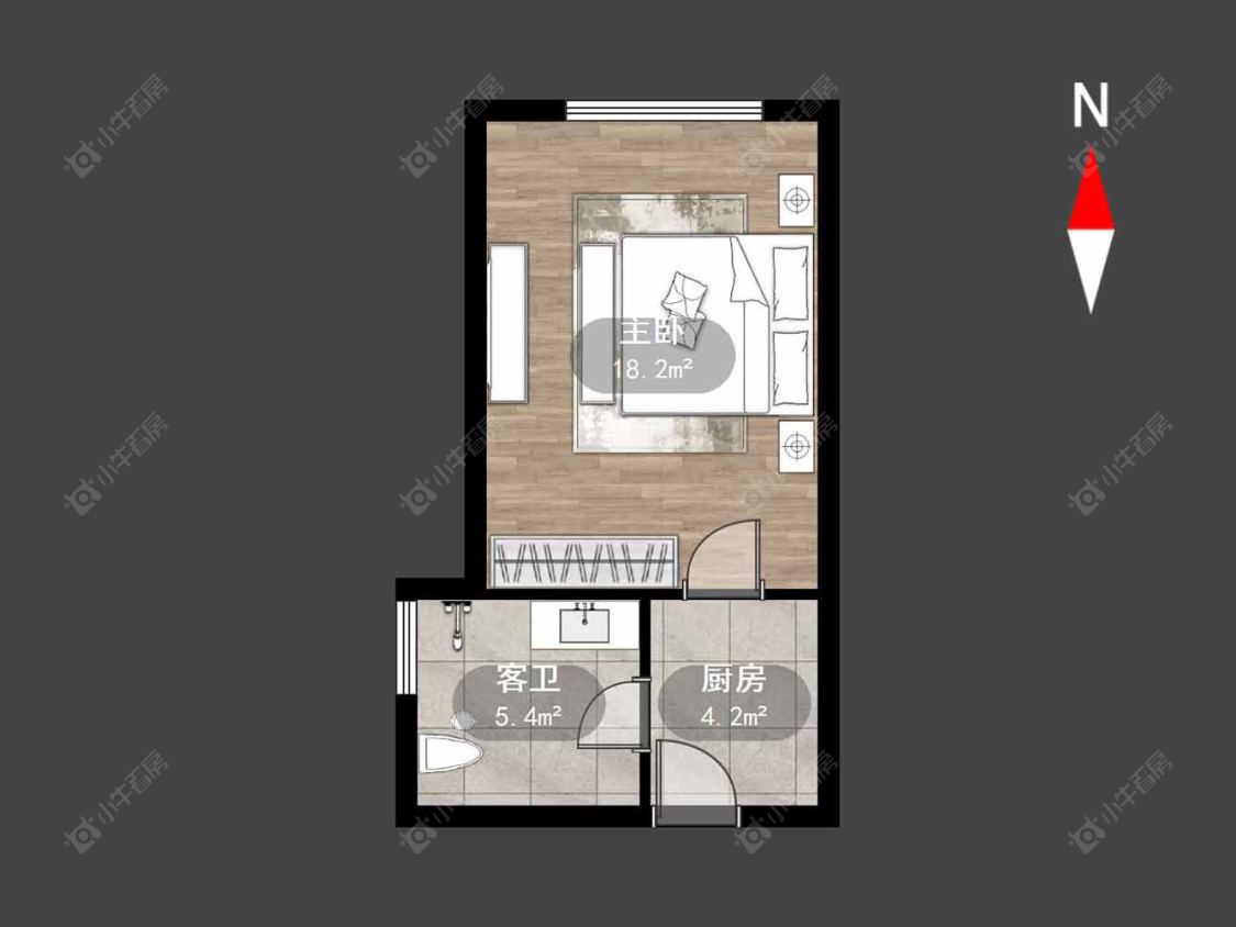 常州高力国际SOHO在售二手房源户型图_小牛看房