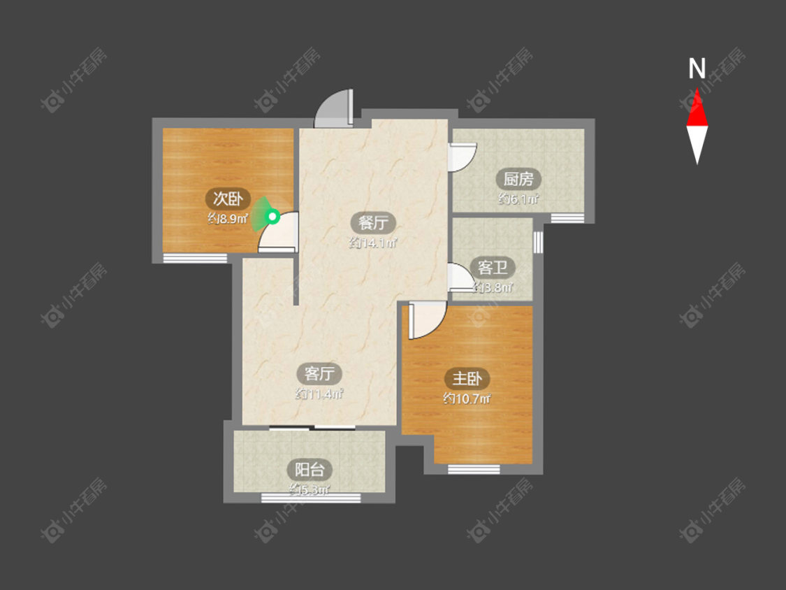 新城香悦半岛北区房源户型图 常州新城香悦半岛北区在售二手房源户型图_小牛看房