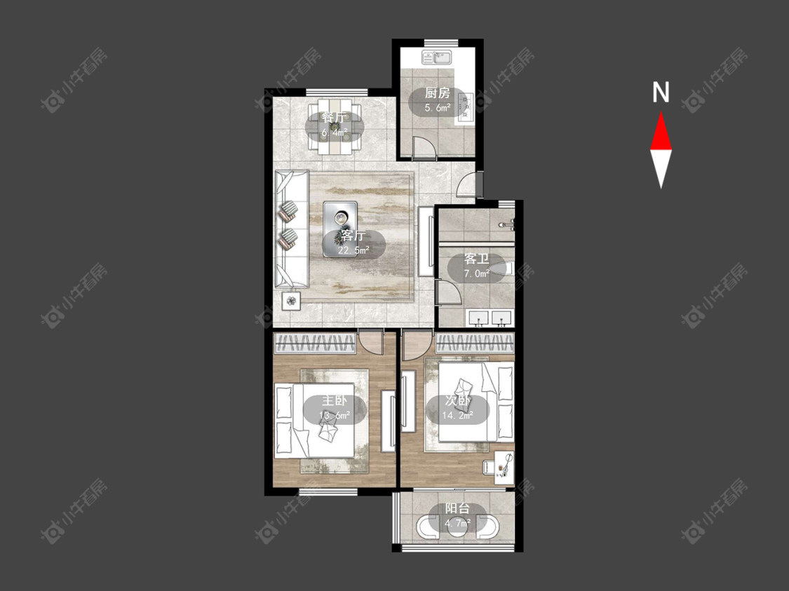 常州锦绣东苑在售二手房源户型图_小牛看房