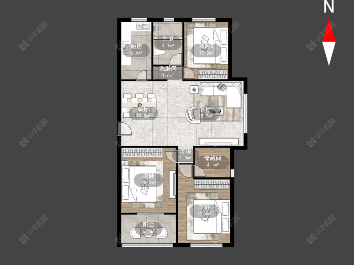 水晶城房源户型图 常州水晶城在售二手房源户型图_小牛看房