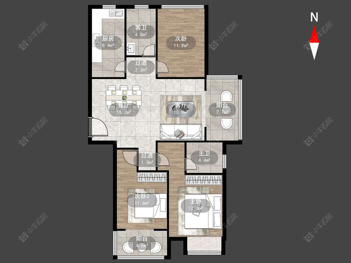 山水花苑房源户型图 常州山水花苑在售二手房源户型图_小牛看房