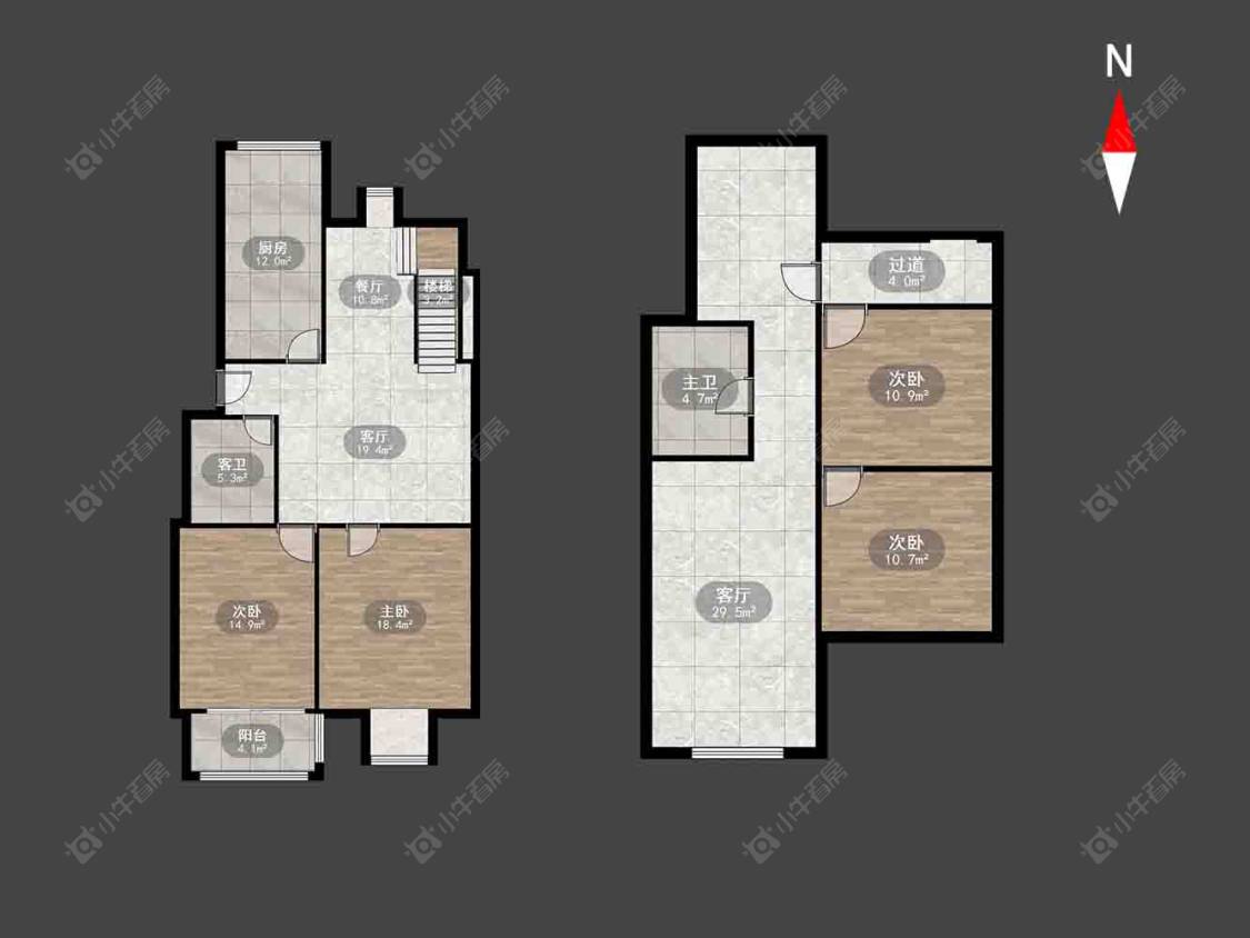 常州福满园在售二手房房源户型图_小牛看房