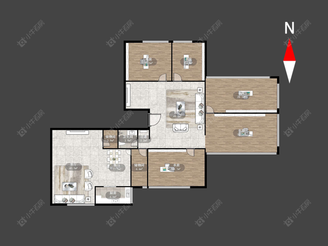 常州通江中路在售二手房源户型图_小牛看房