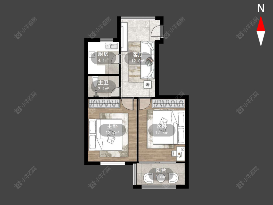 东横街房源户型图 常州东横街在售二手房源户型图_小牛看房