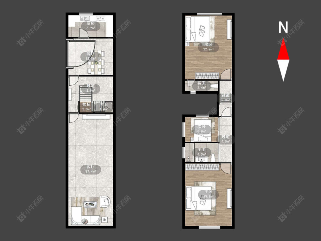 常州横林东大街在售二手房源户型图_小牛看房