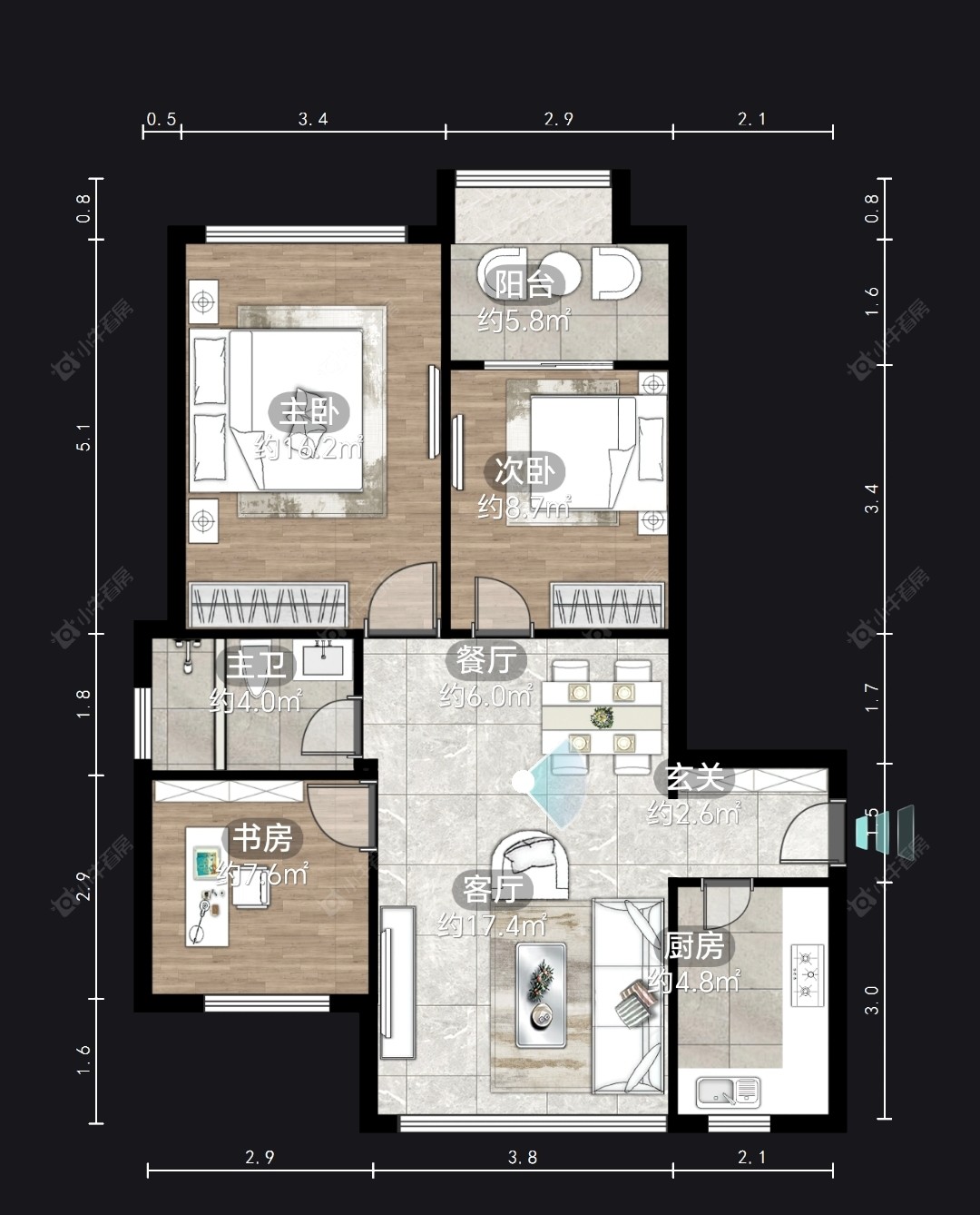 常州绿都万和城五区在租房源_小牛看房