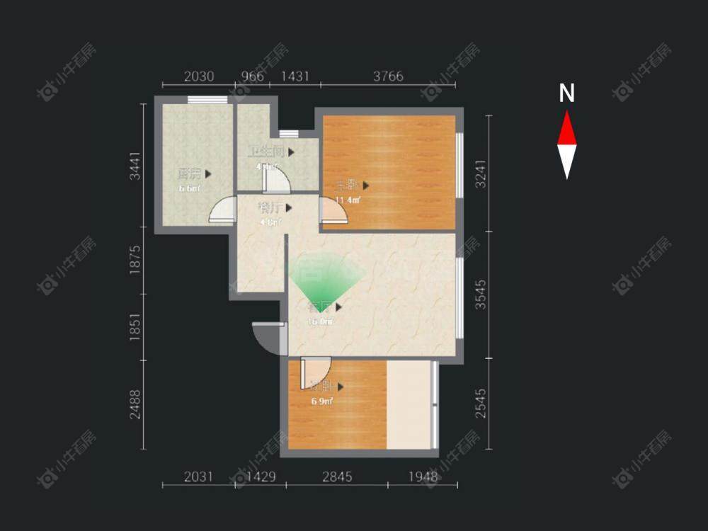 绿地世纪城一期房源户型图 常州绿地世纪城一期在售二手房源户型图_小牛看房