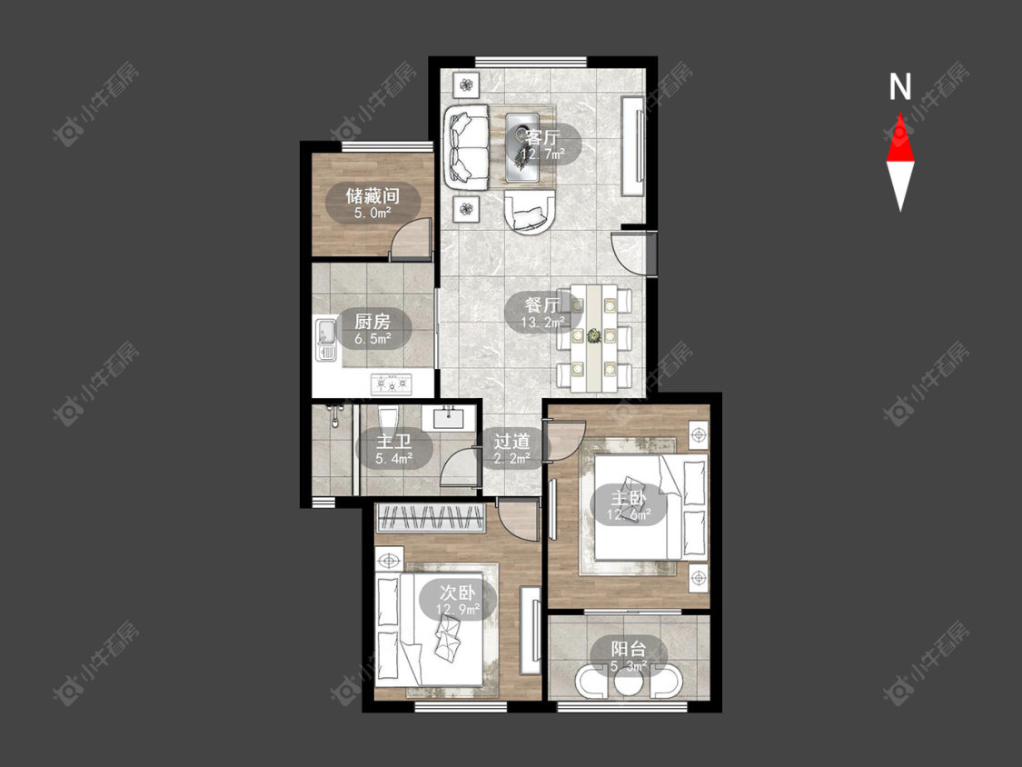 常州怡枫苑在售二手房源户型图_小牛看房