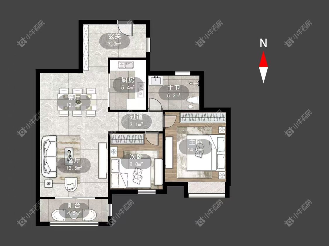 常州绿都万和城二区在租房源_小牛看房