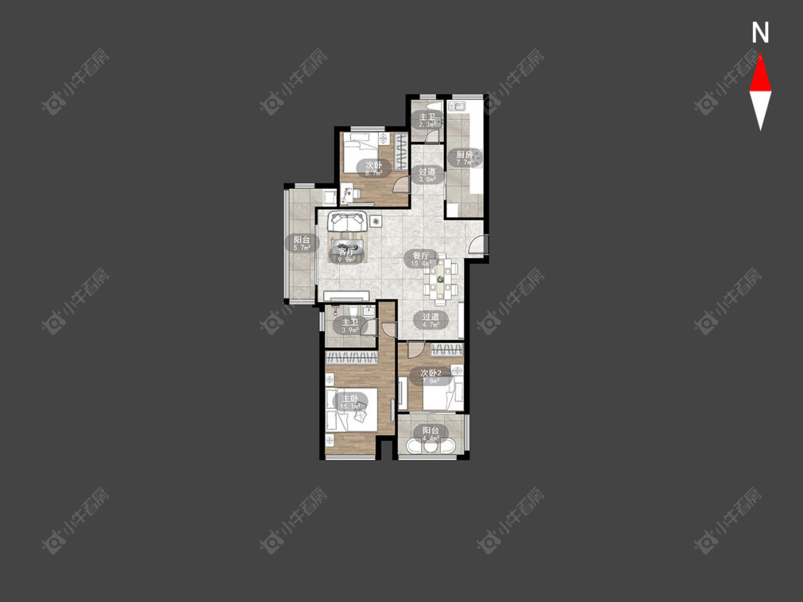 常州景瑞曦城在售二手房_小牛看房