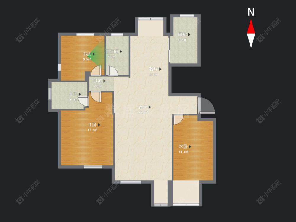 公园壹号一二期房源户型图 常州公园壹号一二期在售二手房源户型图_小牛看房