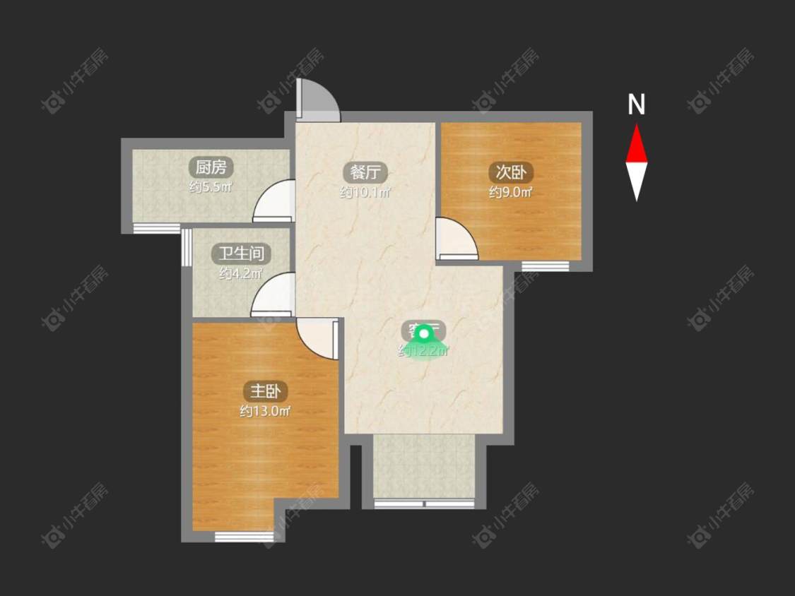 常州龙城福第在售二手房源户型图_小牛看房