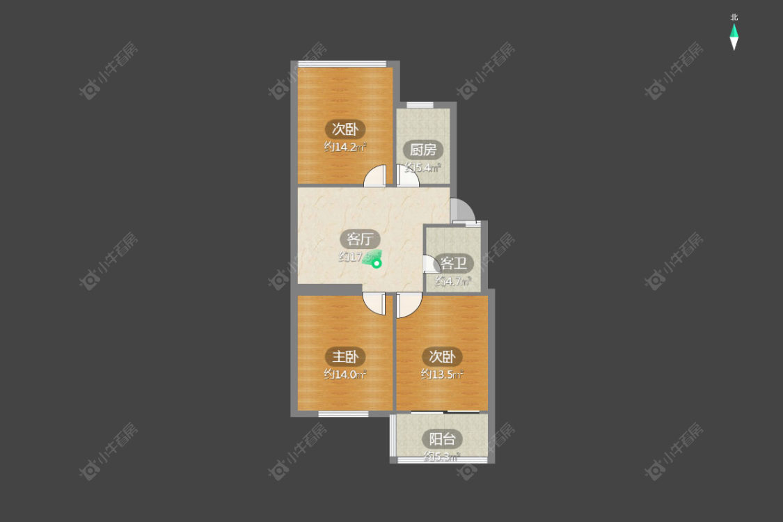 常州丽华新村在售二手房源户型图_小牛看房