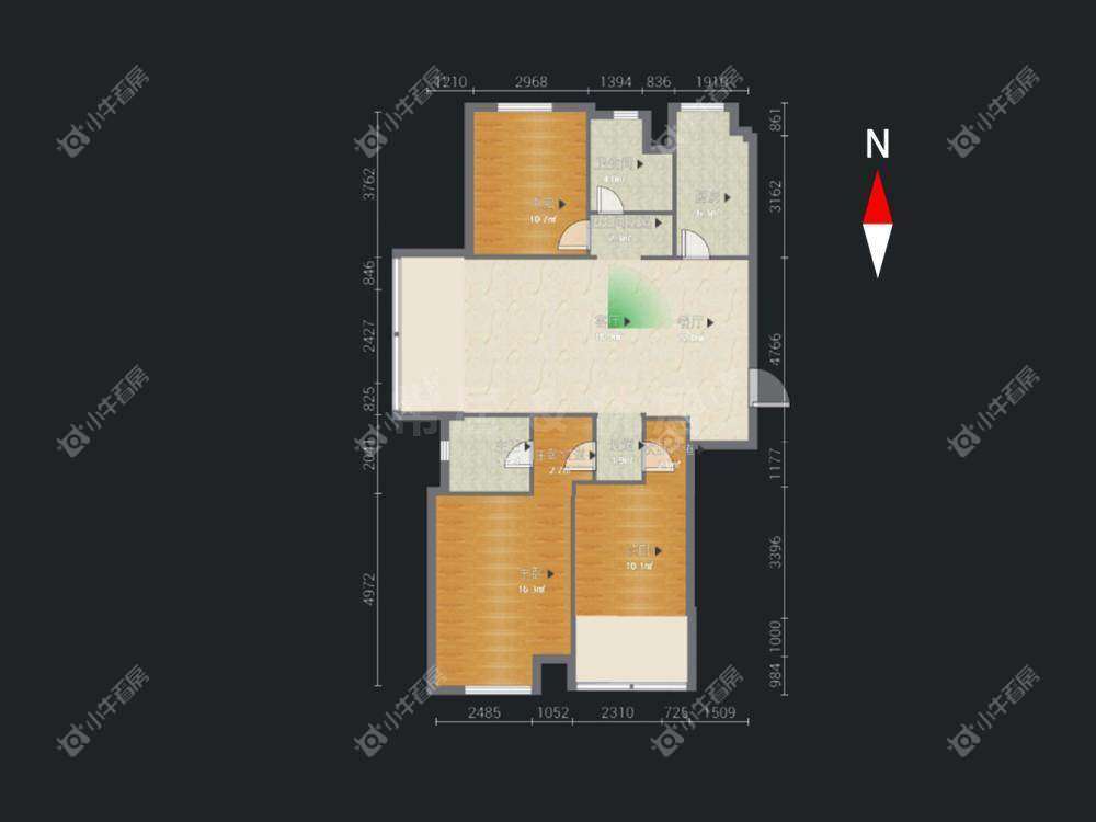 常州香溢紫郡一期在租房源户型图_小牛看房