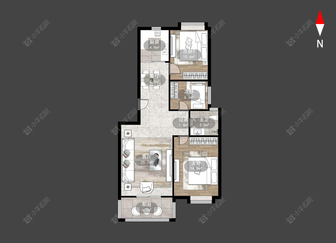 天顺御和苑房源户型图 常州天顺御和苑在售二手房源户型图_小牛看房