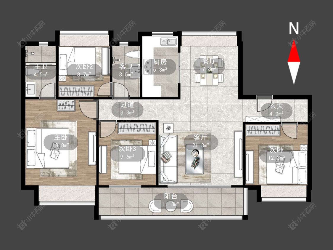 碧桂园翡丽都会房源户型图 常州碧桂园翡丽都会在售二手房源户型图_小牛看房