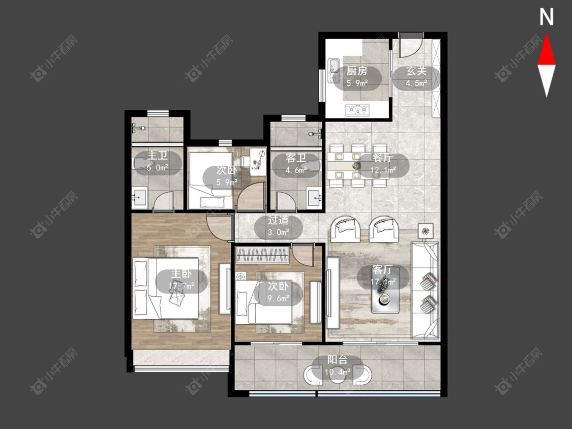 碧桂园名门1923房源户型图 常州碧桂园名门1923在售二手房源户型图_小牛看房
