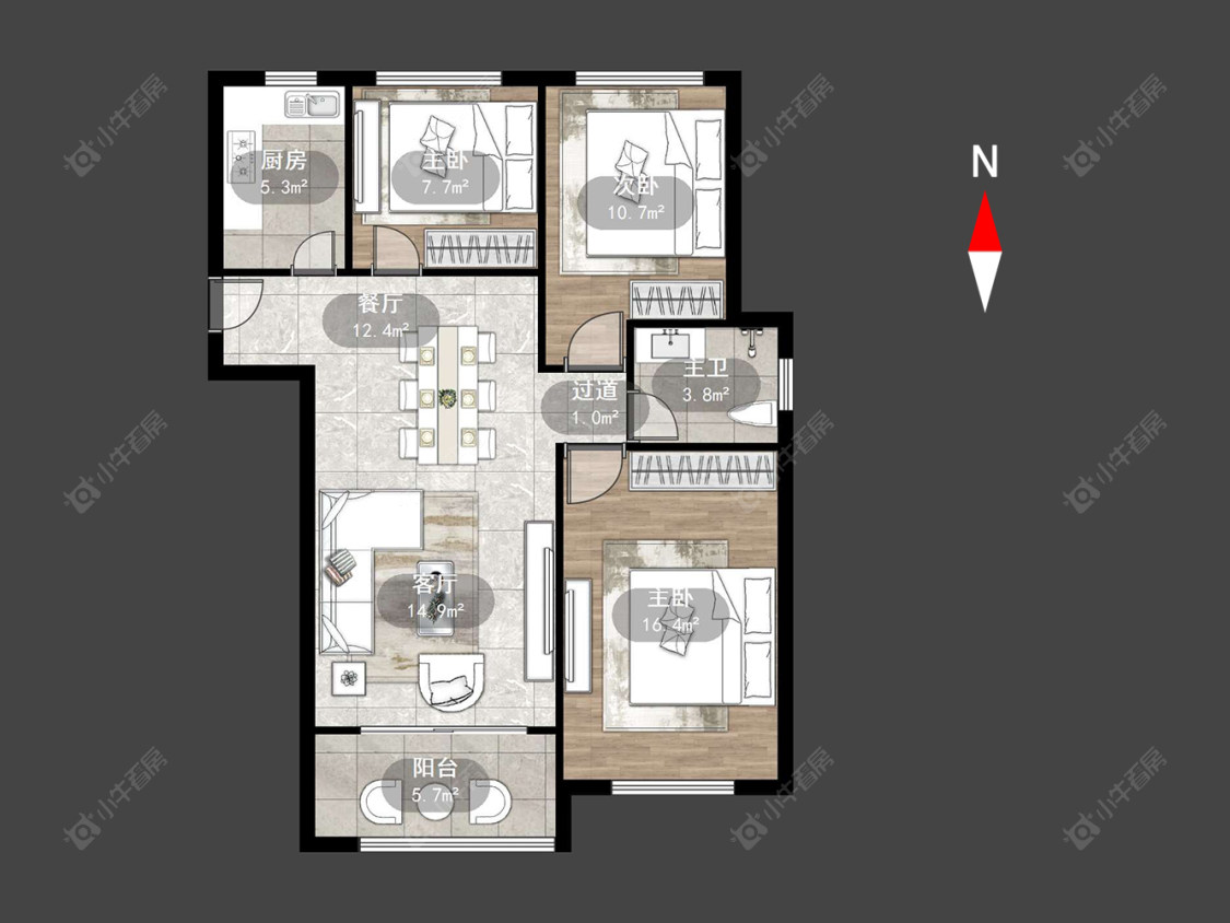 常州绿都万和城七区在售二手房源户型图_小牛看房
