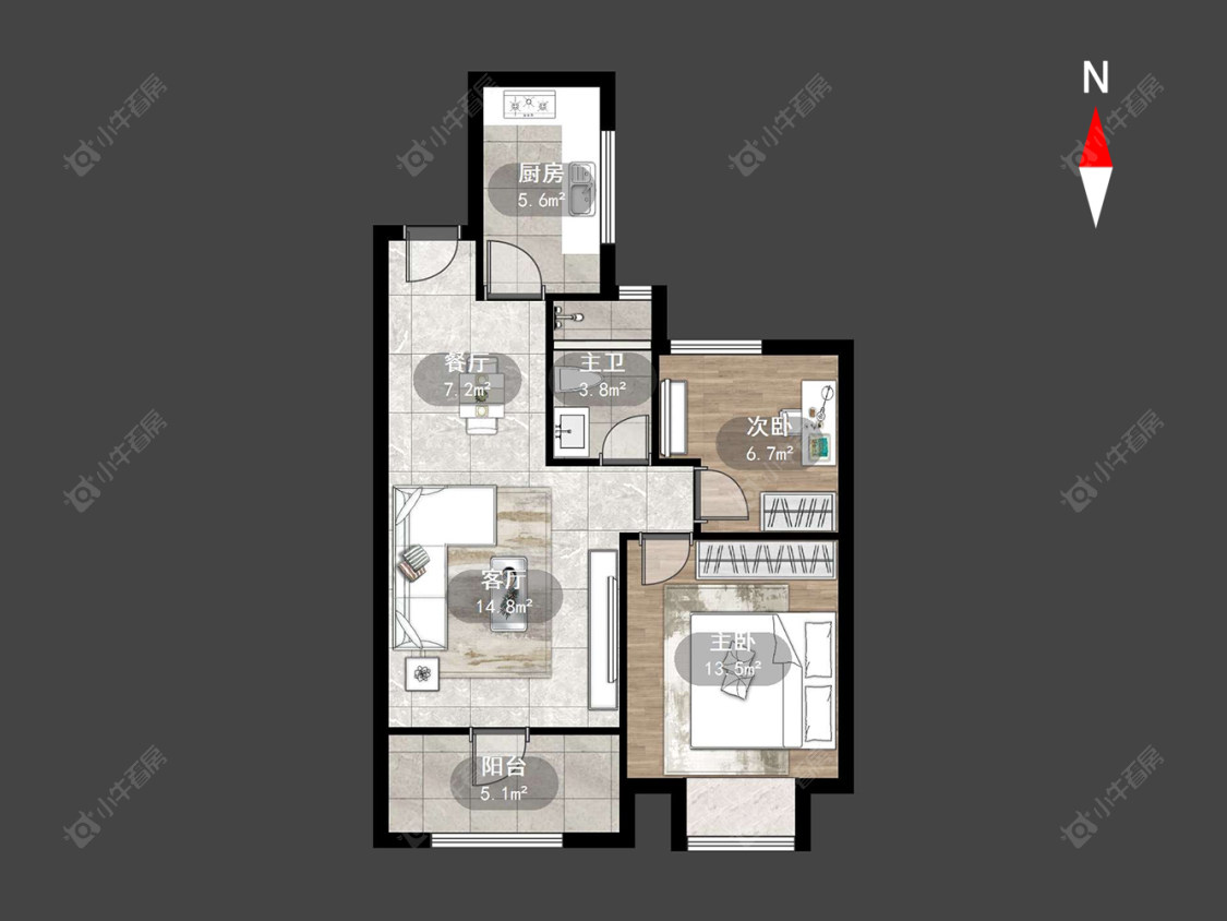尚德花园房源户型图 常州尚德花园在售二手房源户型图_小牛看房