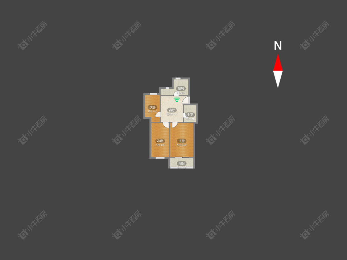 常州天皇堂弄在售二手房源户型图_小牛看房