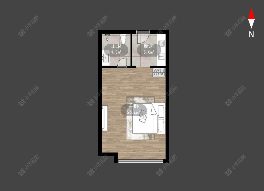 九洲新世界广场房源户型图 常州九洲新世界广场在售二手房源户型图_小牛看房
