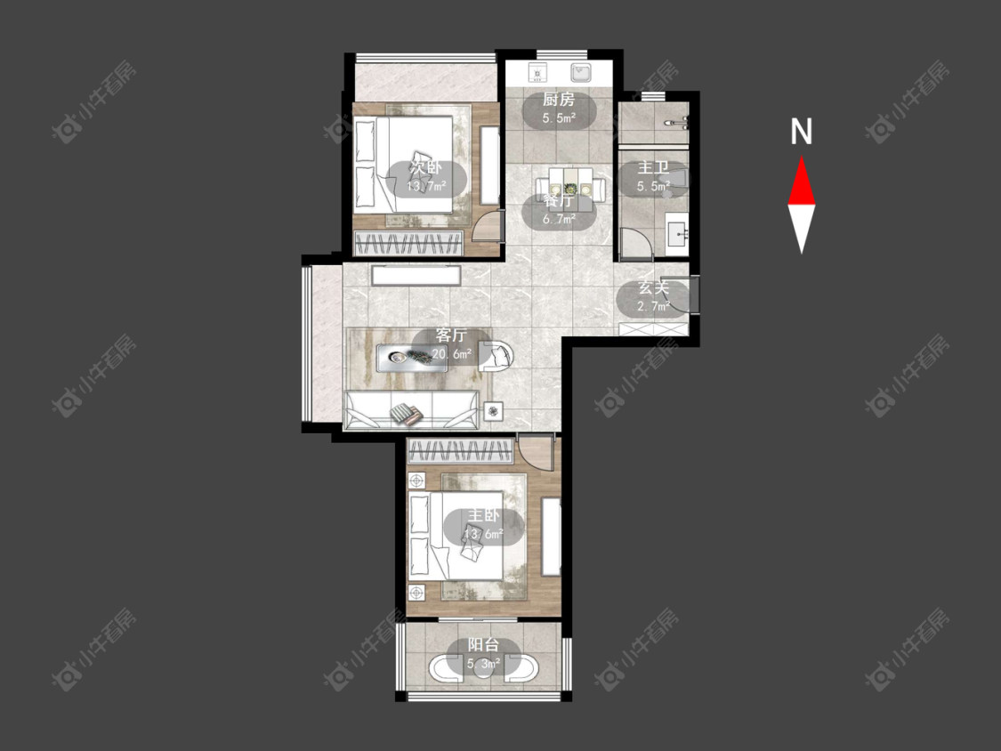 百馨北北苑房源户型图 常州百馨北北苑在售二手房源户型图_小牛看房