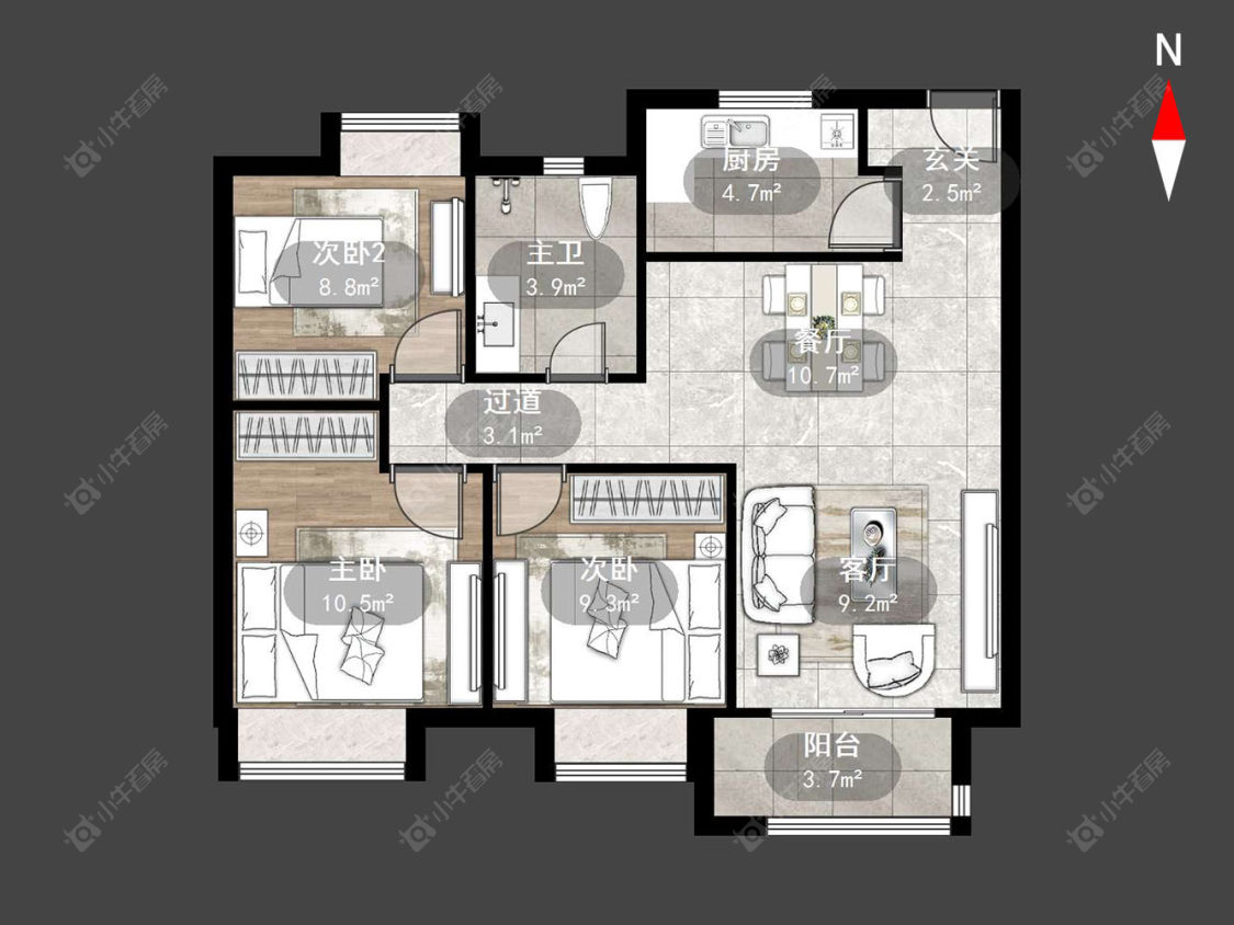 璞悦缦宸房源户型图 常州璞悦缦宸在售二手房源户型图_小牛看房