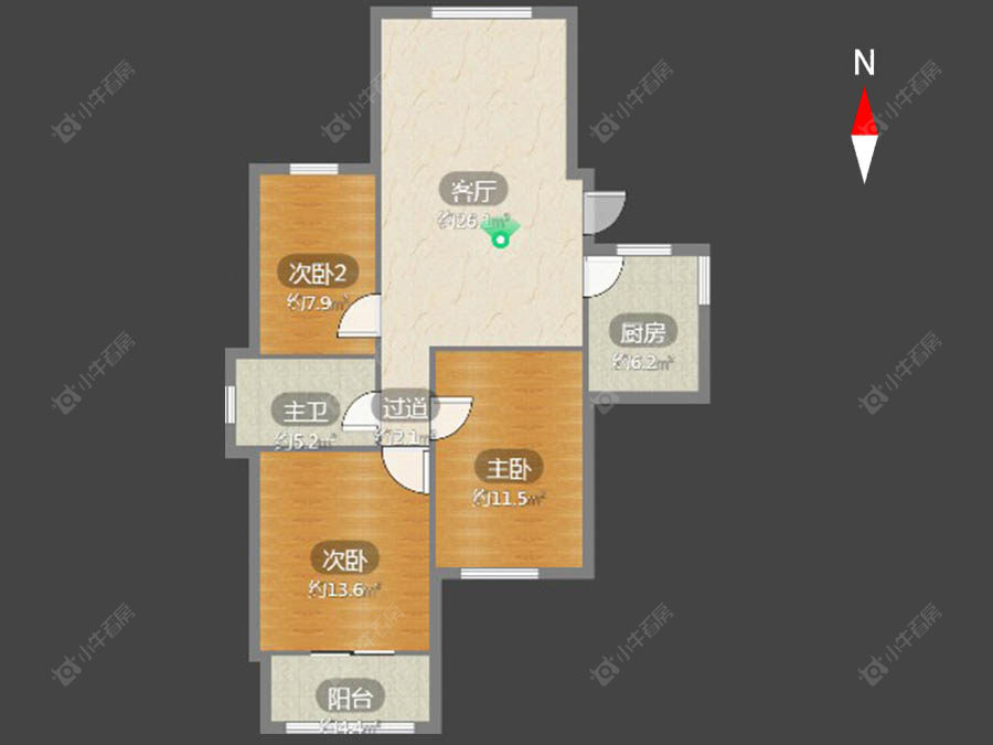 怡美花园房源户型图 常州怡美花园在售二手房源户型图_小牛看房