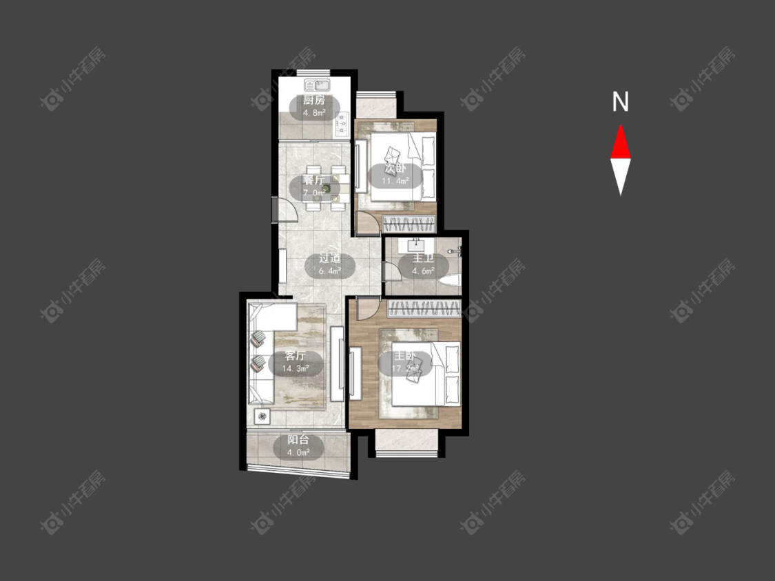 都市雅居房源户型图 常州都市雅居在售二手房源户型图_小牛看房
